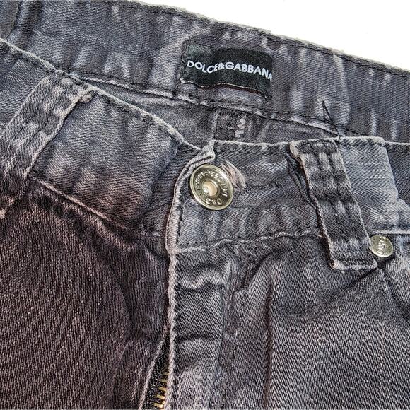 DOLCE & GABBANA EUC UNISEX BLACK DENIM JEANS - Picture 9 of 15